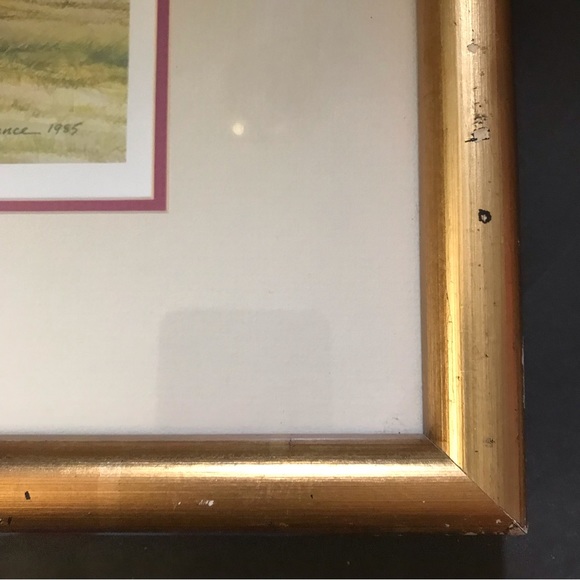 Vintage gold framed Trish Romance 1985 LITTLE WONDERS signed - Picture 10 of 14